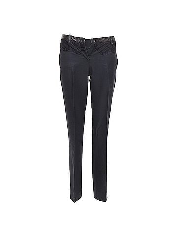 Versace Versace black lace tapered trousers (view 1)