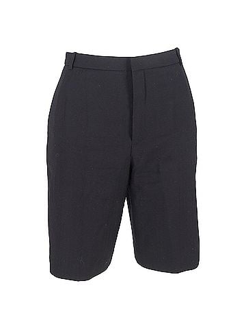 Saint Laurent Saint Laurent Tailored Shorts in Black Wool (view 1)