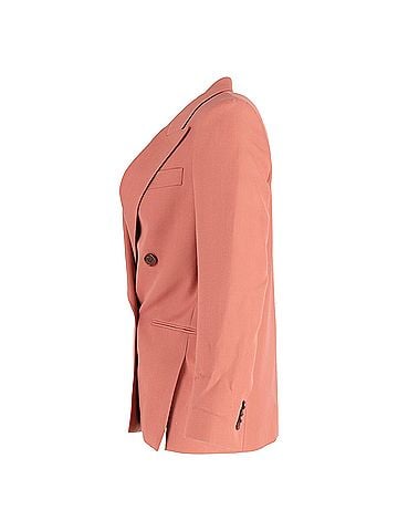 Acne Acne Studios Double-Breasted Blazer in Coral Wool (view 2)