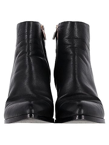 Alexander Wang Alexander Wang Gabi Cutout Heel Ankle Boots in Black Leather (view 2)