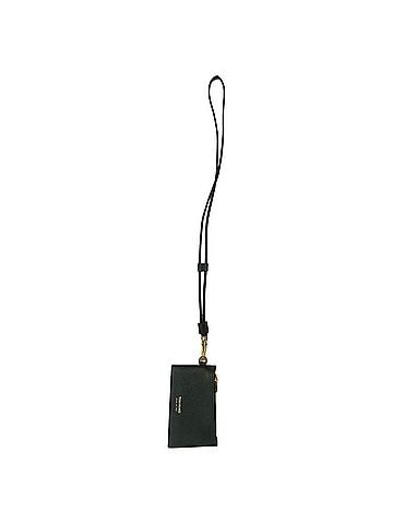 Tom Ford Tom Ford Cardholder with Lanyard in Black Leather (view 1)