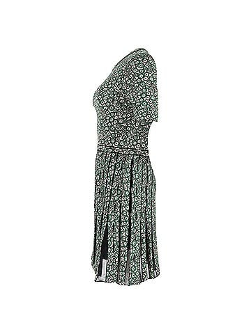 Missoni M Missoni Patterned Jacquard Knit Dress in Green Polyamide (view 2)