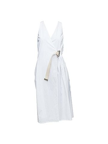 Acne Acne Studios Chen Poplin buckle belted utility dress (view 1)