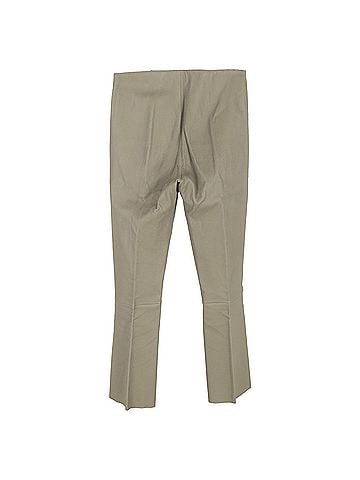 By Malene Birger  By Malene Birger Straight-Leg Trousers in Beige Leather (view 2)