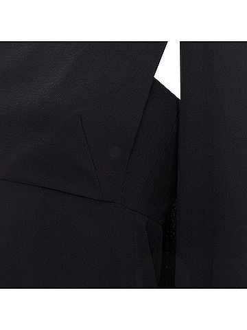 Mario Valentino Valentino black silk cape mini dress (view 2)