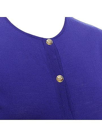 Emilio Pucci Emilio Pucci virgin wool floral lace back cardigan (view 2)