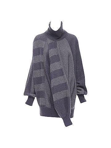 Issey Miyake Issey Miyake striped sweater dress (view 1)
