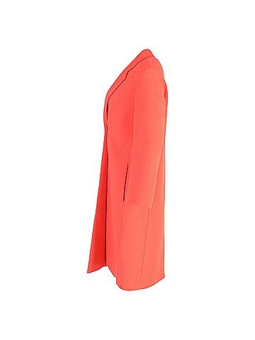 HUGO BOSS  Hugo Boss Single-Breasted Coat in Orange Wool (view 2)