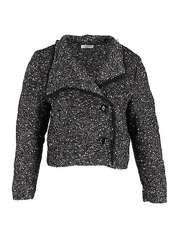 Isabel Marant Isabel Marant Etoile Edith Tweed Jacket in Black Wool (view 1)