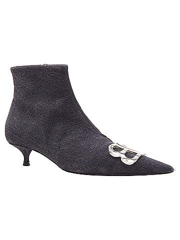 Balenciaga Balenciaga Demna BB Knife Denim Booties (view 1)