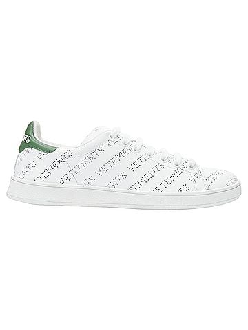 Vetements Vetements Demna logo perforated leather Stan Smith low sneaker (view 1)