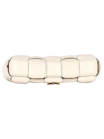Bottega Veneta Bottega Veneta Padded Cassette Bag in White Lambskin Leather  (view 2)