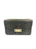 FURLA 100% Leather Snake Print Black Leather Clutch One size - photo 1