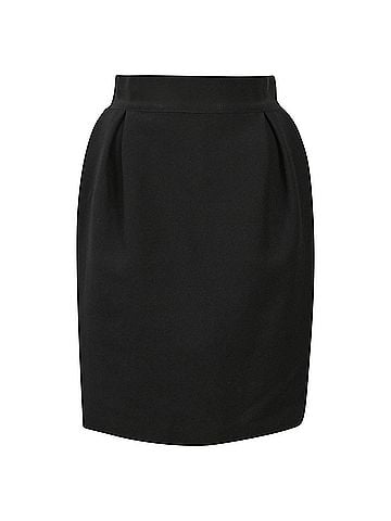 Giambattista Valli Giambattista Valli Mini Pencil Skirt in Black Wool (view 1)