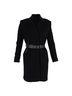 Acne 100% Wool Black Acne Studios  Belted coat in Black Wool Size M - photo 1