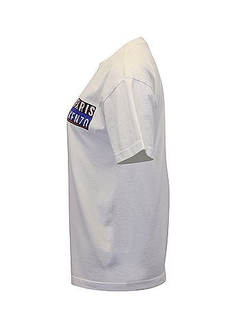 Kenzo Kenzo Paris Logo-Print T-shirt in White Cotton (view 2)