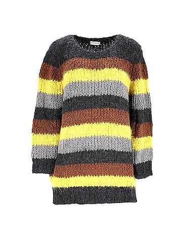 Dries Van Noten Dries Van Noten Striped Sweater in Multicolor Merino Wool (view 1)