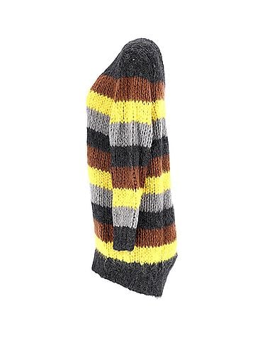 Dries Van Noten Dries Van Noten Striped Sweater in Multicolor Merino Wool (view 2)