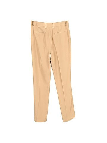 Iris & Ink Iris & Ink Pleated Pants in Beige Cotton (view 2)