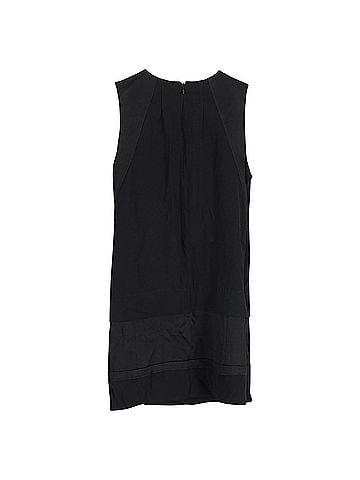 Vanessa Bruno Vanessa Bruno Patchwork Sleeveless Dress in Black Cotton (view 2)