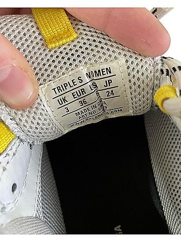 Balenciaga Balenciaga Triple S Sneakers in Grey Polyurethane (view 1)