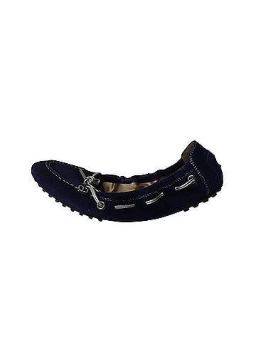 Tod's Tod's Scrunch Ballet Flats in Royal Blue Suede  (view 1)