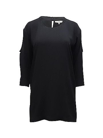 IRO Iro Cut Out Cold Shoulder Dress in Black Polyester (view 1)
