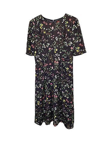 Altuzarra Altuzarra Sylvia Floral Print Dress in Black Silk (view 1)