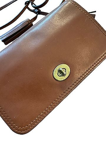 Coach legacy penny in cognac Leather Crossbody Bag (view 2)