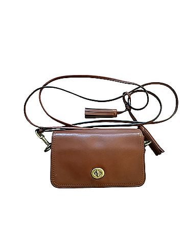 Coach legacy penny in cognac Leather Crossbody Bag (view 1)