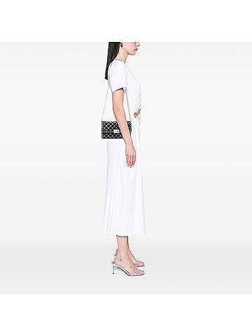 Valentino Quilted Lambskin Free Rockstud Spike Wallet On Chain (view 2)