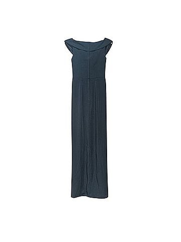 La Femme La Femme Off the Shoulder Ruched Net Jersey Evening Gown Casual Dress (view 2)