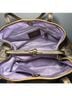 Coach 100% Leather Floral Brown Gold Purple Leather Shoulder Bag One size - photo 7