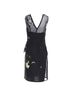 Emilio Pucci 100% Silk Black Emilio Pucci black sheer colorful inserts sheer dress Size 4 - photo 5