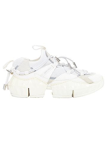 Jimmy Choo Jimmy Choo Diamond Trail Faceted Chunky Sole Sneakers (view 1)