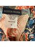 Boston Proper 100% Cotton Print Orange Blue Casual Pants Size 6 - photo 6