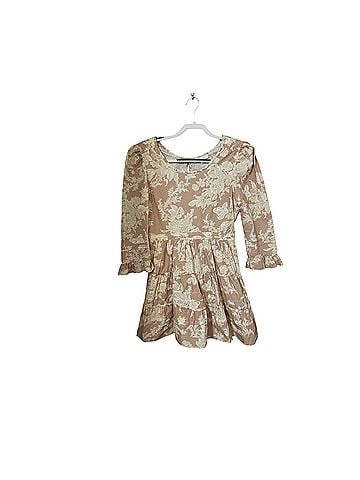 LoveShackFancy LOVESHACKFANCY Lienzo Floral-Print Short Cotton Dress  Cocktail Dress (view 2)
