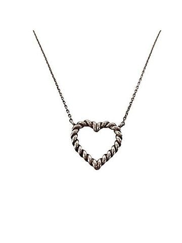 Tiffany & Co. Tiffany & Co. Necklace Heart Twist Silver Ag925 Women's (view 1)