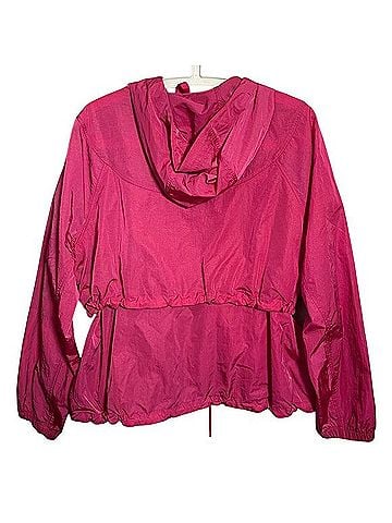 Lululemon Athletica Drawstring Water Resistant hooded Jacket Jacket (view 2)