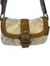 Coach Print White Tan Shoulder Bag One size - photo 2