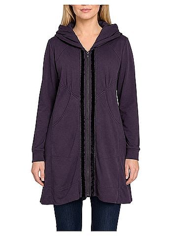 Prairie Underground Long Cloak Hoodie Organic Cotton Casual Dress (view 1)