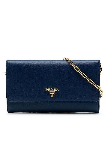 Prada Saffiano Wallet On Chain (view 1)
