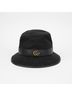 Gucci 100% Canvas Black Gg Canvas Fedora Size One size - photo 1