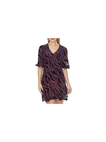 Johnny Was Johnny Was Love Aphrodite Short Sleeve Crushed Velvet Mini Cocktail Dress (view 1)
