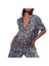 Lita By Ciara 100% Viscose Animal Print Black White Button-Down Shirt Size XL - photo 1