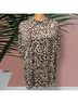 Lita By Ciara 100% Viscose Animal Print Black White Button-Down Shirt Size XL - photo 6