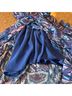 Ramy Brook 100% Polyester Paisley Blue Purple Casual Dress Size L - photo 7