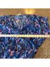 Ramy Brook 100% Polyester Paisley Blue Purple Casual Dress Size L - photo 9