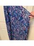 Ramy Brook 100% Polyester Paisley Blue Purple Casual Dress Size L - photo 5