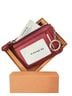 Coach 100% Leather Burgundy Makeup Bag Size S - photo 2